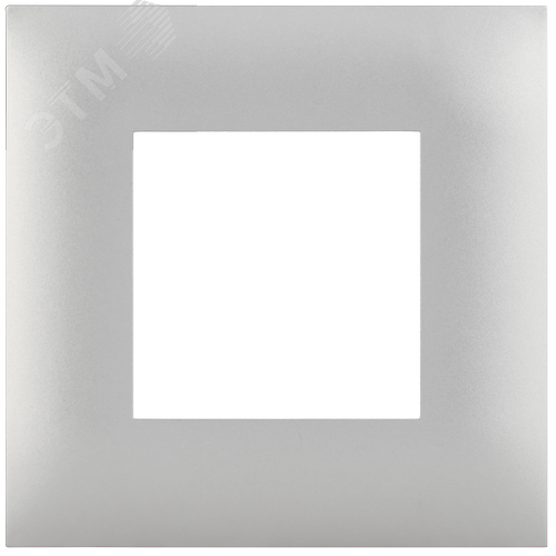 SKANDY Рамка 1-местная SK-F01S серебряный IEK - фото 4