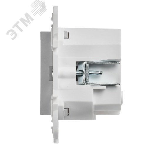 SKANDY Розетка с заземлением с защитными шторками 16А с USB C 18Вт SK-R17S серебряный IEK - фото 5