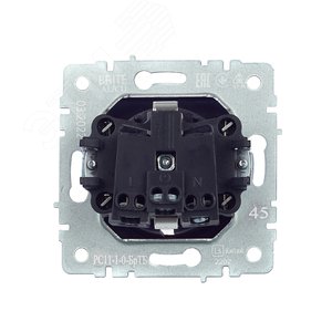 BRITE Розетка с заземлением без защитных шторок 16А РС11-1-0-БрТБ темная бронза - фото 4