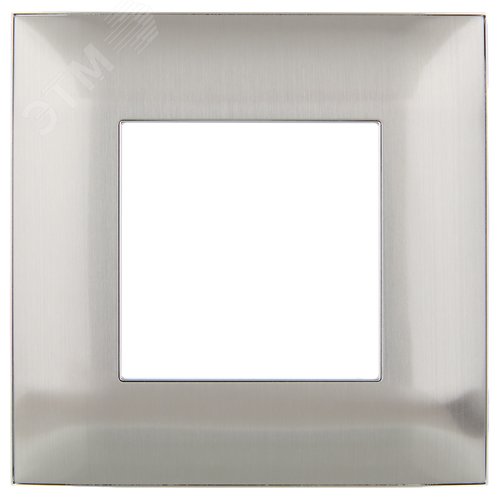 SKANDY Рамка 1-местная SK-F31N металл никель IEK - фото 2