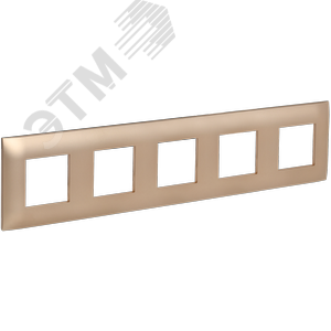 SKANDY Рамка 5-местная SK-F05Sa песочный IEK - фото 1