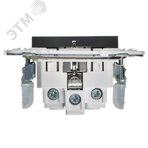 SKANDY Розетка с заземлением без защитных шторок 16А SK-R05T титан IEK - фото 5