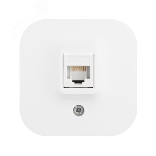 Розетка для открытой установки компьютерная RJ45 кат.5E UTP белый QUTEO - фото 3