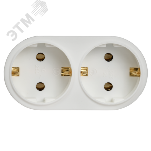 Тройник Т-01/02 две круглые розетки - фото 6