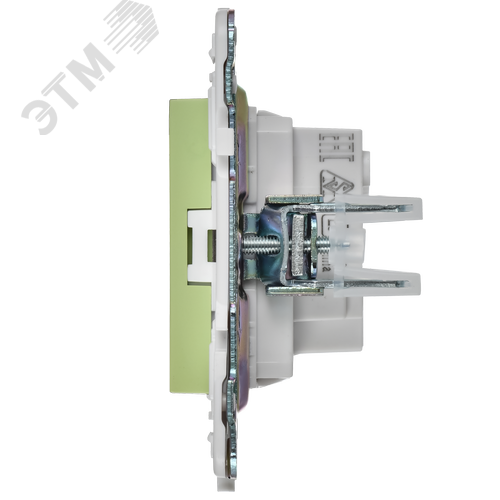 SKANDY Розетка без заземления без защитных шторок 10А SK-R02G мятный IEK - фото 4