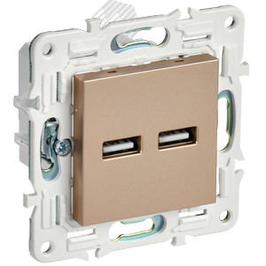 Изображение товара SKANDY Розетка USB A+A 3,1А SK-R15Sa песочный IEK (шт)