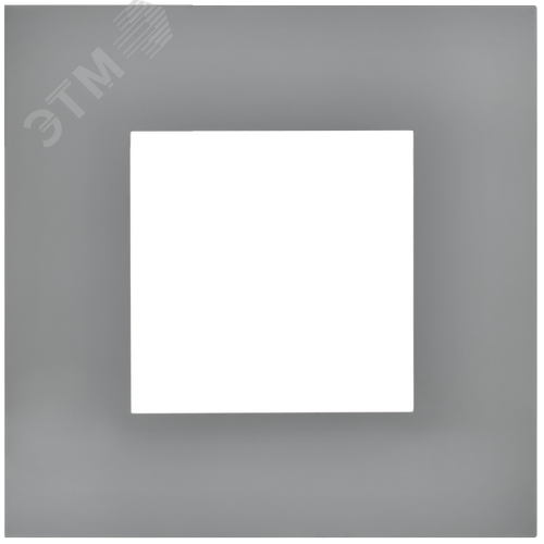 SKANDY Рамка 1-местная SK-F01Gr серый IEK - фото 3