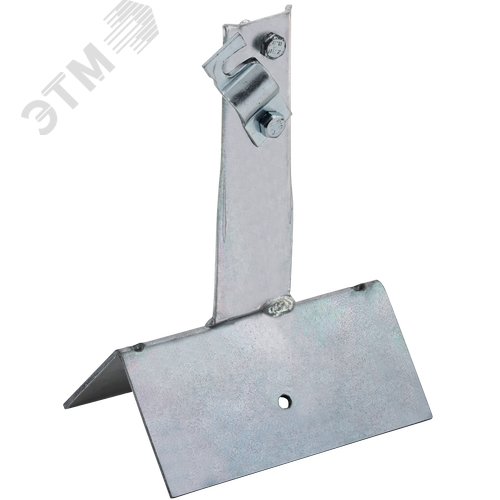 Изображение товара Держатель проводника круглого 6-10 мм винтовой для конька широкий h 100 мм оцинкованная сталь HDZ (шт)