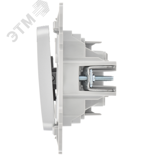 FLITE Выключатель 1-клавишный 10А ВС11-1-0-ФлА алюминий IEK - фото 6