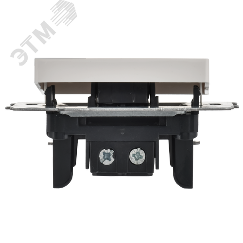 BRITE Выключатель 1-клавишный проходной 10А ВС10-1-6-БрБ белый - фото 5