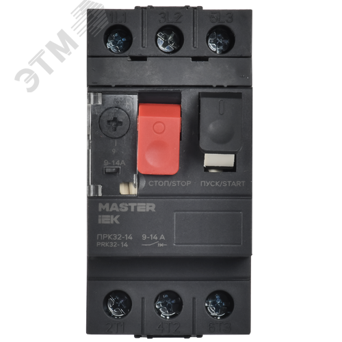 Пускатель ПРК32-14 In=14А Ir=9-14А Ue 660В MASTER IEK - фото 2