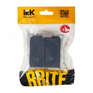 BRITE Выключатель жалюзи 10А ВС10-1-5-БрМ маренго - фото 6