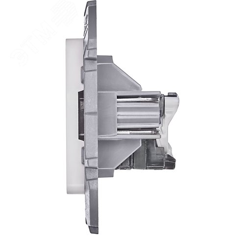 Розетка компьютерная RJ45 категория 6 UTP белый INSPIRIA - фото 5