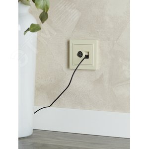 BRITE Розетка двойная TV+RJ45 кат.5E РТВ/РК12-БрКр бежевый - фото 8