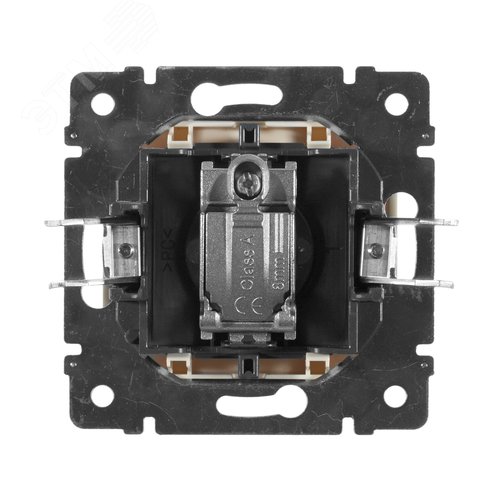 Розетка TV проходная слоновая кость VALENA - фото 3