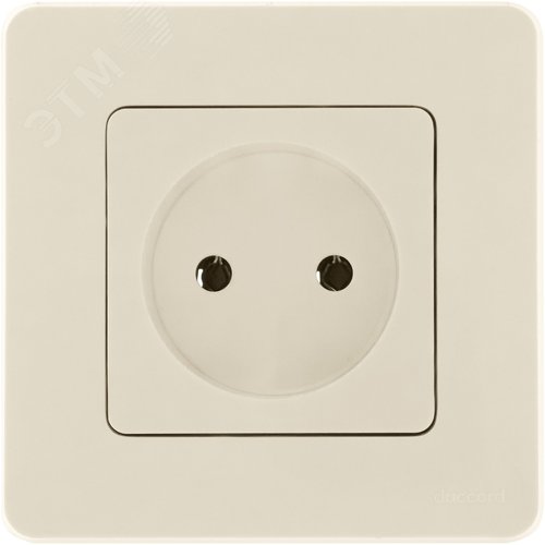 Розетка 1-местная без заземления без защитных шторок 16А слоновая кость INSPIRIA - фото 5