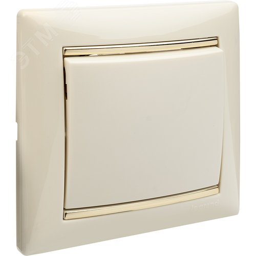 Выключатель 1-клавишный 10А безвинтовое крепление слоновая кость VALENA - фото 9