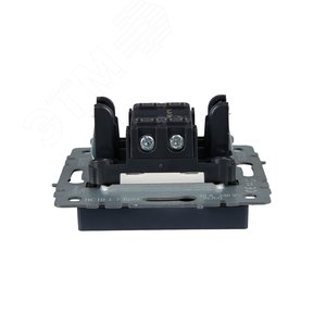 BRITE Выключатель одноклавишный проходной с индикацией 10А ВС10-1-7-БрМ маренго IEK - фото 5