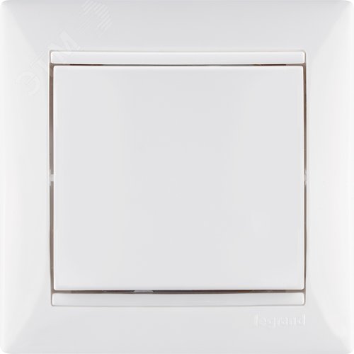 Выключатель 1-клавишный проходной схема 6 10А безвинтовое крепление белый VALENA - фото 6