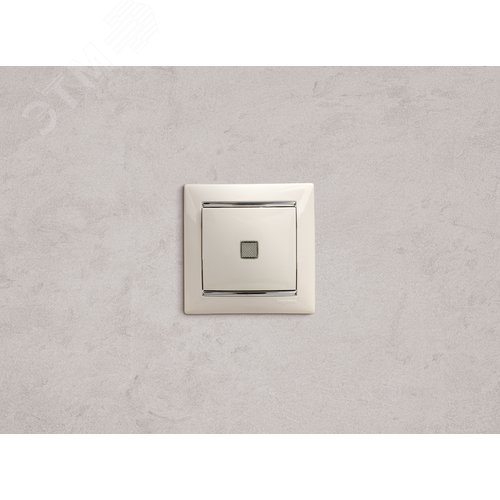 Выключатель 1-клавишный с подсветкой схема 1L 10А безвинтовое крепление белый VALENA - фото 7