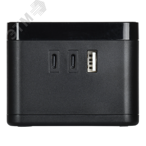 DOMINIC Удлинитель с беспроводной зарядкой 10Вт У02К 2 места 2P+PE 1,3м 3х1,0мм2 16А/250В USB A+C черный IEK - фото 9