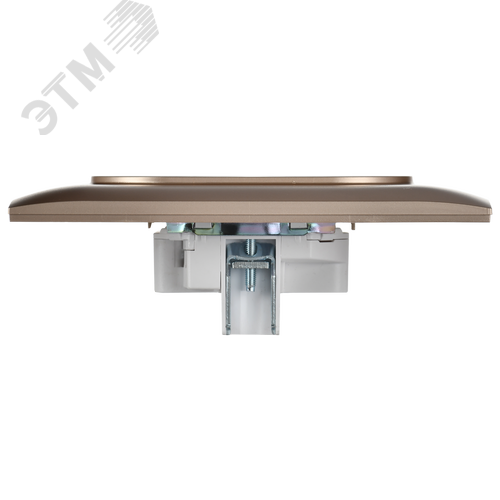 SKANDY Розетка 2-местная без заземления без защитных шторок 10А в сборе SK-R10Sa песочный IEK - фото 5