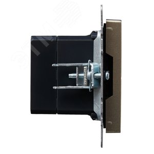 BRITE Розетка USB A+A 5В 3,1А РЮ10-1-БрШ шампань - фото 3