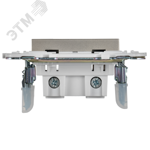 SKANDY Розетка без заземления без защитных шторок 10А SK-R02Sh шампань IEK - фото 5