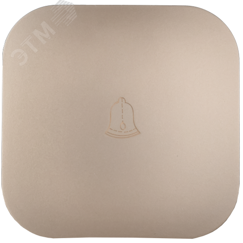 GLORY Выключатель 1-клавишный для открытой установки самовозвратный 10А ВСс20-1-0-ХШм шампань матовый IEK - фото 4