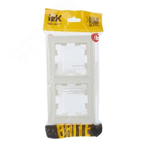 BRITE Рамка 2 поста IP44 РУ-2-БрБ-44 белый - фото 5