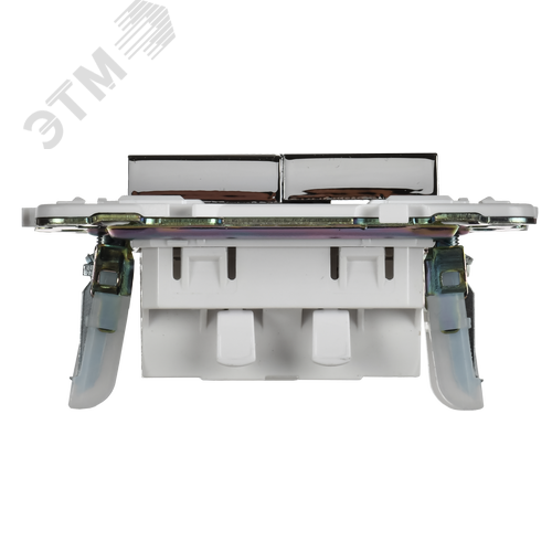 SKANDY Выключатель жалюзи 10А SK-V12N никель IEK - фото 6