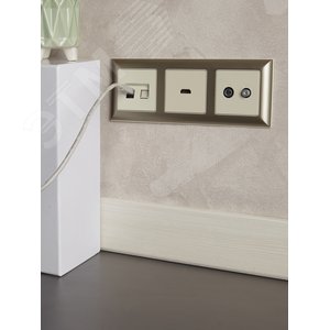 BRITE Розетка HDMI РHDMI-0-БрКр бежевый - фото 7