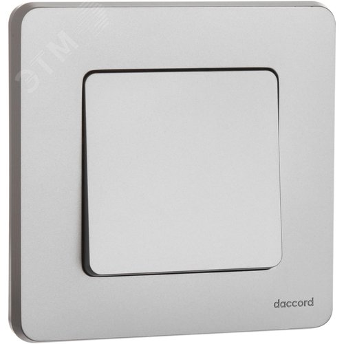 Выключатель 1-клавишный самовозвартный с нормально-открытым контактом 6А безвинтовое крепление алюминий INSPIRIA - фото 6