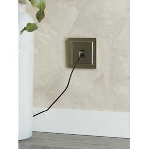 BRITE Рамка 1 пост IP44 РУ-1-БрШ-44 шампань - фото 7