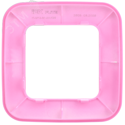 FLITE ARTISTIC Рамка 1-местная РУ-1-А-ФлПр пурпурный IEK - фото 4