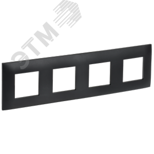 Изображение товара SKANDY Рамка 4-местная SK-F04Bl черный IEK (шт)