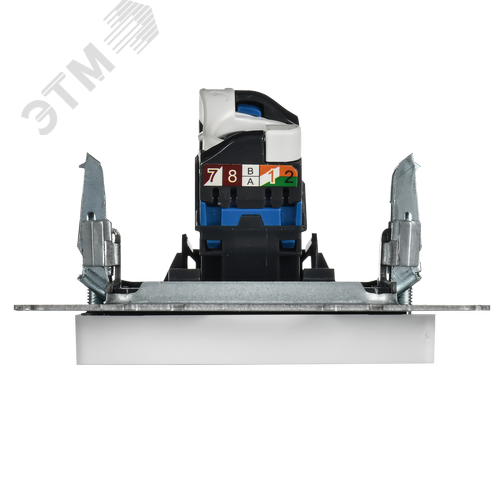 BRITE Розетка компьютерная RJ45 кат.5E РК10-БрАБ арктический белый IEK - фото 5