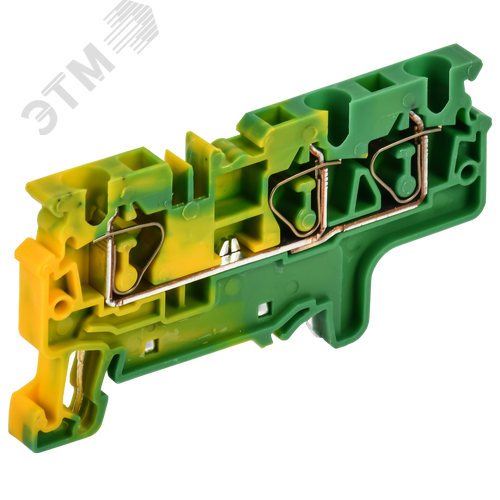 ARMAFIX Клемма пружинная CX4-3 PE 4мм2 трехконтактная заземляющая IEK - фото 2