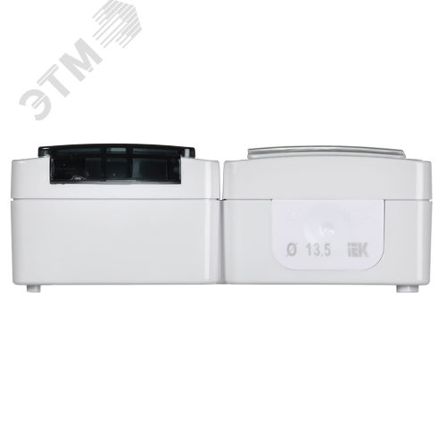 Гермес PLUS Блок наружный: выключатель одноклавишный и розетка с заземлением IP54 - фото 3