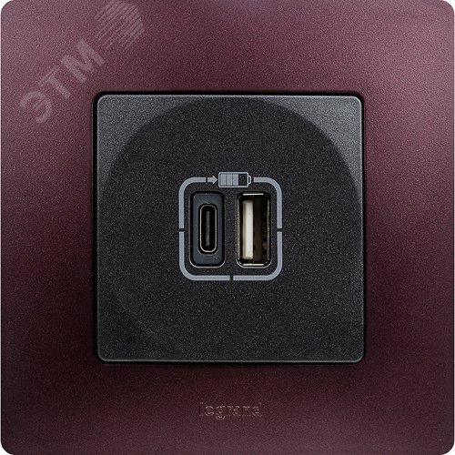 Рамка 1-местная сливовый ETIKA - фото 5