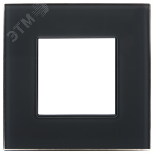 SKANDY Рамка 1-местная SK-F21G стекло графит IEK - фото 3