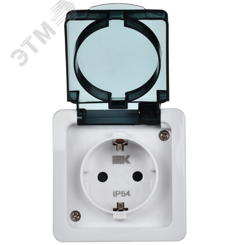 Гермес PLUS Розетка с заземлением с крышкой       наружная IP54 - фото 3