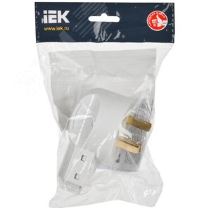 Вилка разборная для плиты с з/к 32А белая Впл10-К IEK EVP10-032-K01 IEK - 3