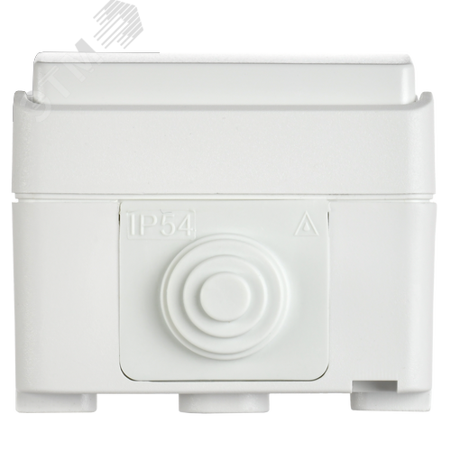 FORS Выключатель 1-клавишный проходной с индикацией для открытой установки 10А IP54 ВС20-1-1-ФБ белый - фото 5