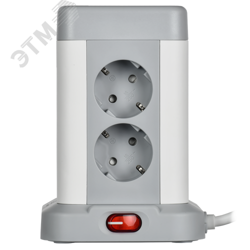 DOMINIC Удлинитель У08K 8 мест 2P+PE 1,5м 3х1,0мм2 16А/250В USB A+C 20Вт серый IEK - фото 9