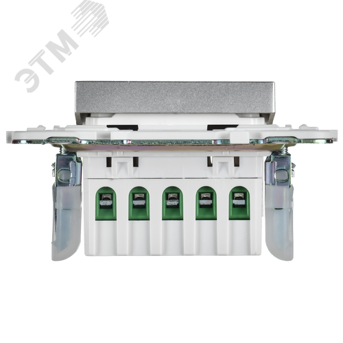 SKANDY Кнопка звонка с индикацией для отелей 10А SK-V17S серебряный IEK - фото 7