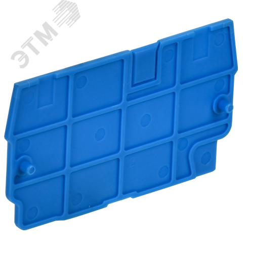 ARMAFIX Заглушка для колодки клеммной CP 4мм2 синяя IEK - фото 3