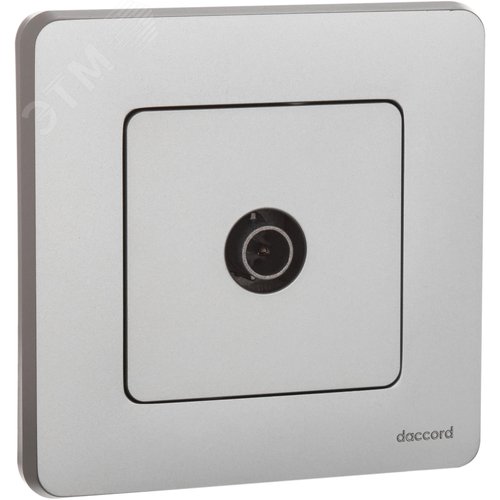 Розетка TV тип звезда алюминий INSPIRIA - фото 6