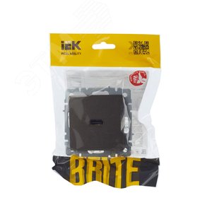 BRITE Розетка HDMI РHDMI-0-БрТБ темная бронза - фото 7