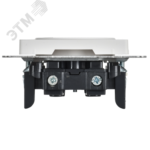 BRITE Розетка 1-местная без заземления с защитными шторками 10А РСш10-2-БрАБ арктический белый IEK - фото 5